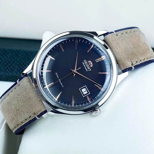 Đồng Hồ Nam Orient Bambino RA-AC0P02L10B Màu Xanh Nâu - Đồng hồ - Vua Hàng Hiệu