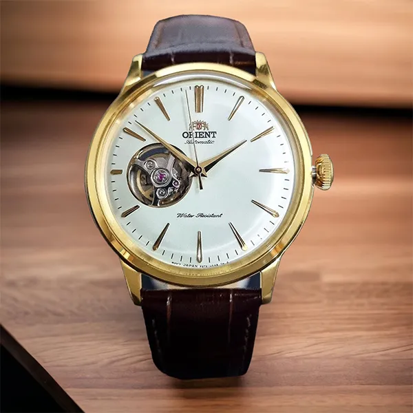 Đồng Hồ Nam Orient Esteem Bambino RA-AG0003S10B Màu Nâu Vàng