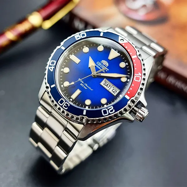 Đồng Hồ Nam Orient Mako 4 Kamasu RA-AA0812L19B (RN-AA0812L) Màu Bạc Xanh Dương