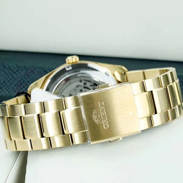 Đồng Hồ Nam Orient Semi Skeleton RA-AR0007S10B Màu Vàng Trắng
