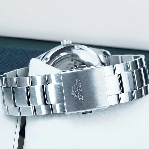 Đồng Hồ Nam Orient Semi Skeleton Watch RA-AR0010R10B Màu Bạc Đỏ