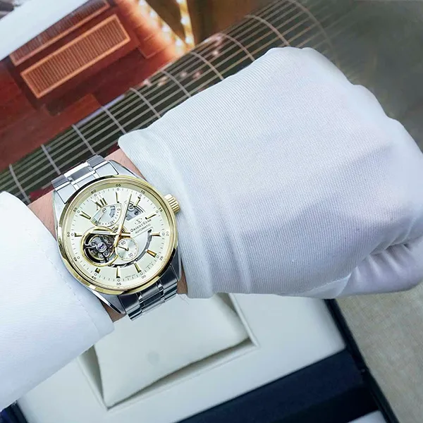 Đồng Hồ Nam Orient Star Contemporary Modern Skeleton RE-AV0124G00B Màu Vàng Bạc - Đồng hồ - Vua Hàng Hiệu