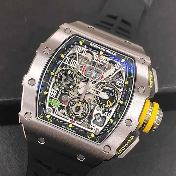 Đồng Hồ Nam Richard Mille 11-03 Titan Màu Đen Xám - Đồng hồ - Vua Hàng Hiệu