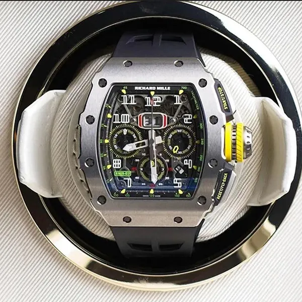 Đồng Hồ Nam Richard Mille 11-03 Titan Màu Đen Xám - Đồng hồ - Vua Hàng Hiệu