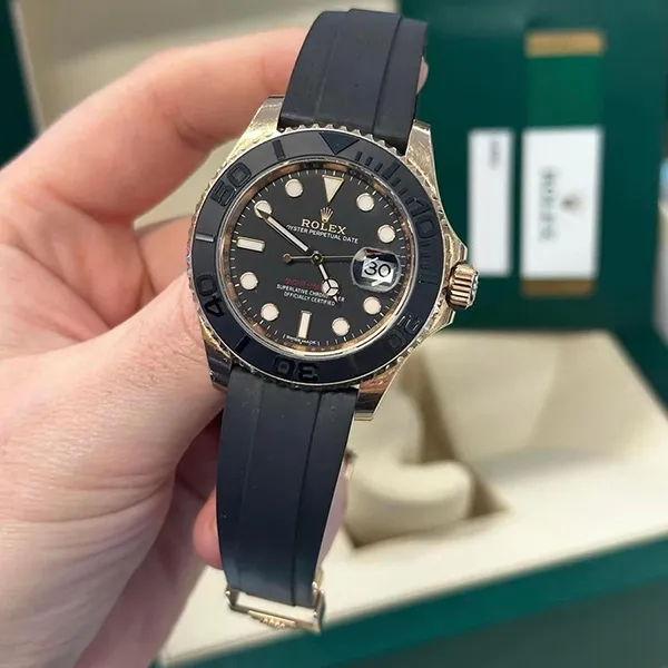 Đồng Hồ Nam Rolex Yacht Master 116655 Oyster 40mm Màu Đen - Đồng hồ - Vua Hàng Hiệu