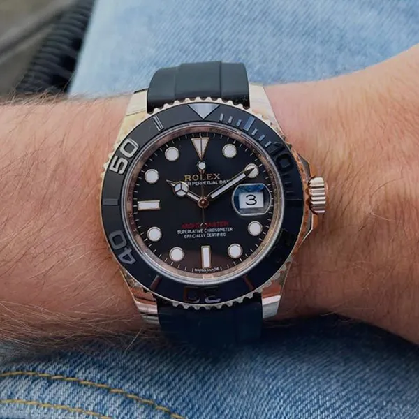 Đồng Hồ Nam Rolex Yacht Master 116655 Oyster 40mm Màu Đen - Đồng hồ - Vua Hàng Hiệu