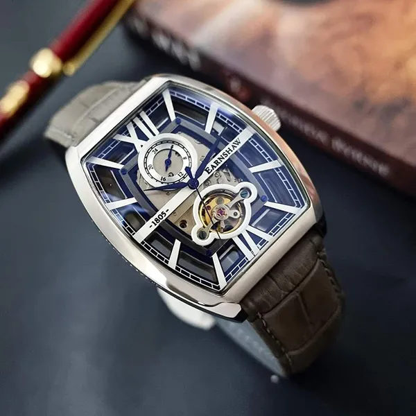 Đồng Hồ Nam Thomas Earnshaw Automatic ES-8111-01 Màu Xám