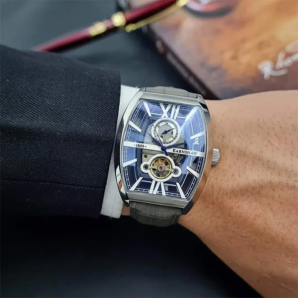 Đồng Hồ Nam Thomas Earnshaw Automatic ES-8111-01 Màu Xám
