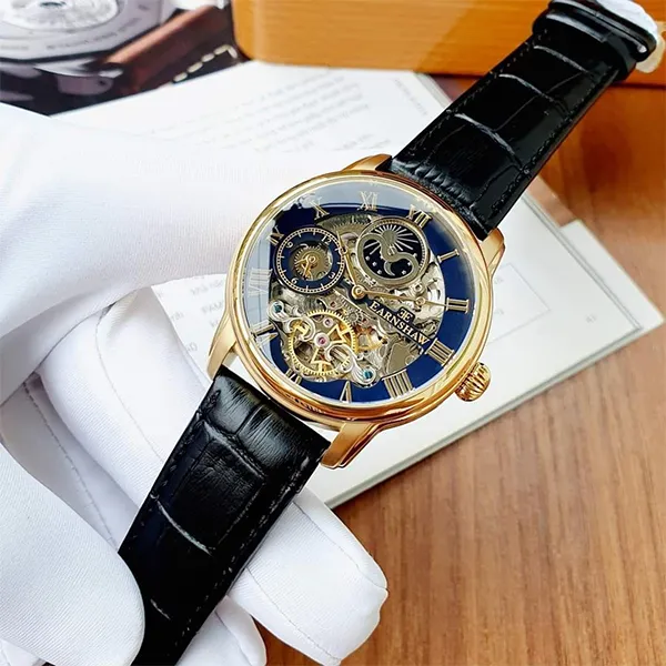 Đồng Hồ Nam Thomas Earnshaw Longitude ES-8006-05 Màu Đen Vàng - Đồng hồ - Vua Hàng Hiệu