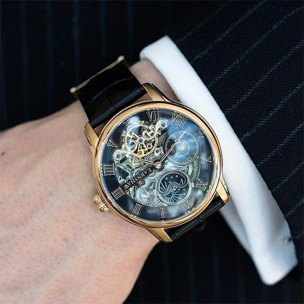 Đồng Hồ Nam Thomas Earnshaw Longitude ES-8006-05 Màu Đen Vàng - Đồng hồ - Vua Hàng Hiệu