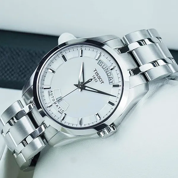 Đồng Hồ Nam Tissot Couturier T035.407.11.031.00 Màu Bạc Trắng - Đồng hồ - Vua Hàng Hiệu