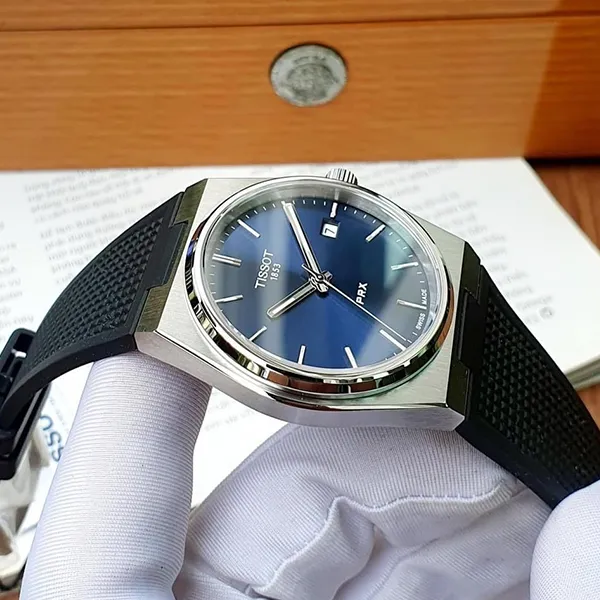 Đồng Hồ Nam Tissot Prx Quartz T137.410.17.041.00 Màu Đen Bạc
