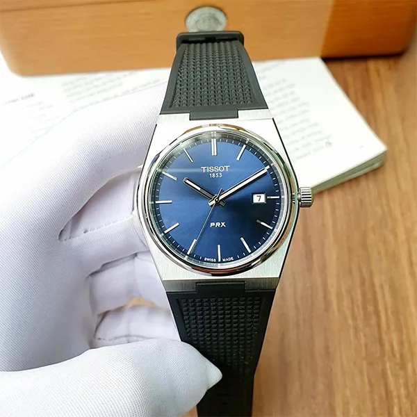 Đồng Hồ Nam Tissot Prx Quartz T137.410.17.041.00 Màu Đen Bạc
