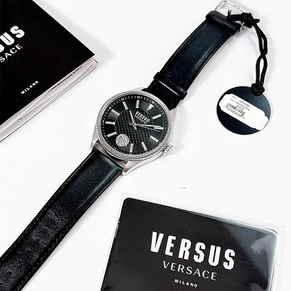 Đồng Hồ Nam Versace Versus Colonne Watch VSPHI4821 Màu Đen Bạc - 4