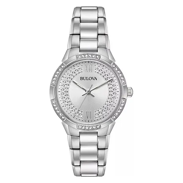 Đồng Hồ Nữ Bulova Quartz Crystal Watch Watch 96L249 Màu Bạc - Đồng hồ - Vua Hàng Hiệu
