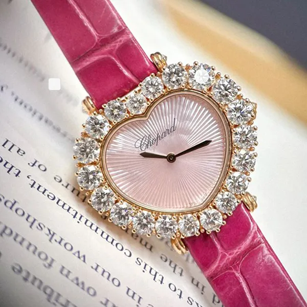 Đồng Hồ Nữ Chopard L’heure Du Diamant Valentine’s Day Màu Hồng - Đồng hồ - Vua Hàng Hiệu