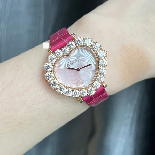 Đồng Hồ Nữ Chopard L’heure Du Diamant Valentine’s Day Màu Hồng - Đồng hồ - Vua Hàng Hiệu