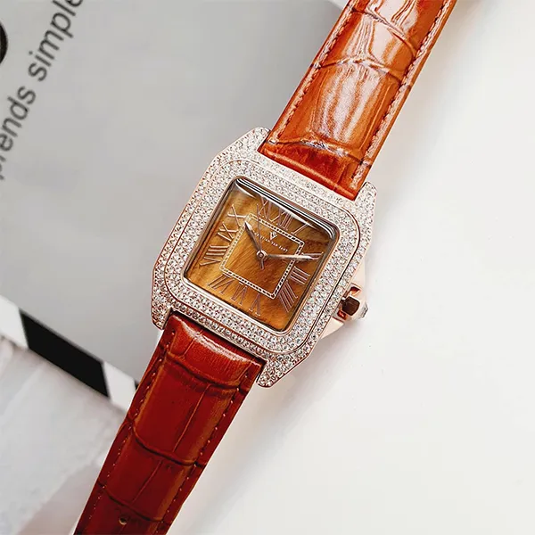 Đồng Hồ Nữ Christian Van Sant Radieuse Quartz CV4423 Màu Nâu