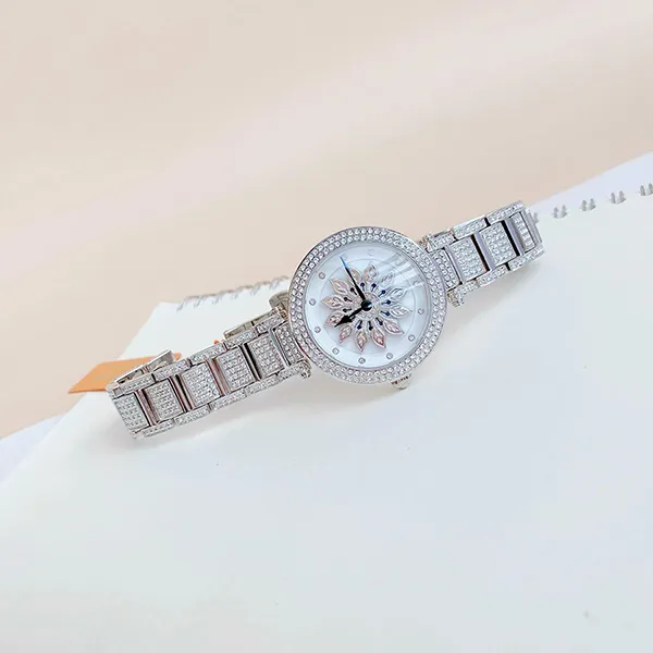 Đồng Hồ Nữ Davena D61085 Silver Watch Màu Bạc
