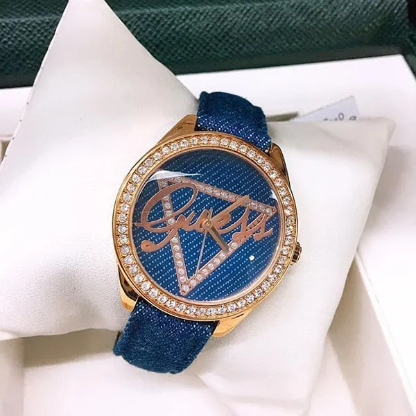 Đồng Hồ Nữ Guess W0456L6 Little Flirt Watch Màu Xanh Phối Vàng - Đồng hồ - Vua Hàng Hiệu