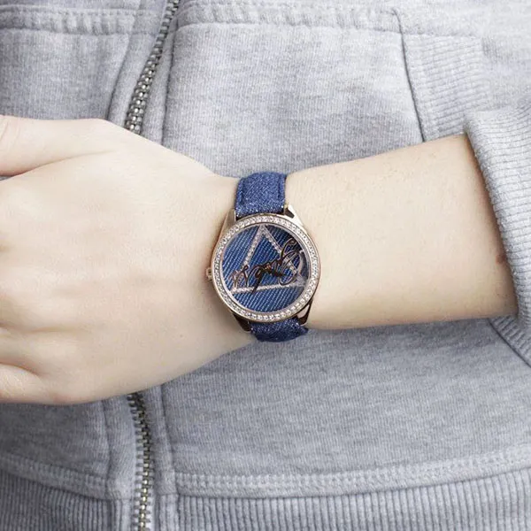 Đồng Hồ Nữ Guess W0456L6 Little Flirt Watch Màu Xanh Phối Vàng - Đồng hồ - Vua Hàng Hiệu