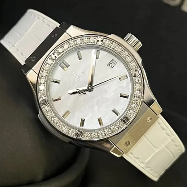 Đồng Hồ Nữ Hublot Classic Fusion 581.NE.2010.LR.1204 Watch 33 Màu Trắng - Đồng hồ - Vua Hàng Hiệu