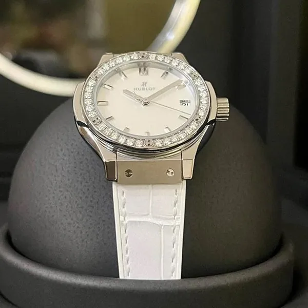 Đồng Hồ Nữ Hublot Classic Fusion 581.NE.2010.LR.1204 Watch 33 Màu Trắng - Đồng hồ - Vua Hàng Hiệu