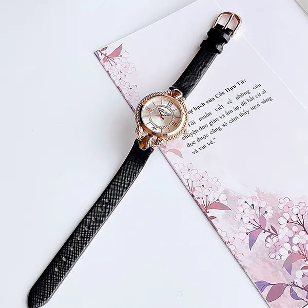 Đồng Hồ Nữ Just Cavalli Snake White Dial JC1L046L0235 Màu Đen Vàng Hồng
