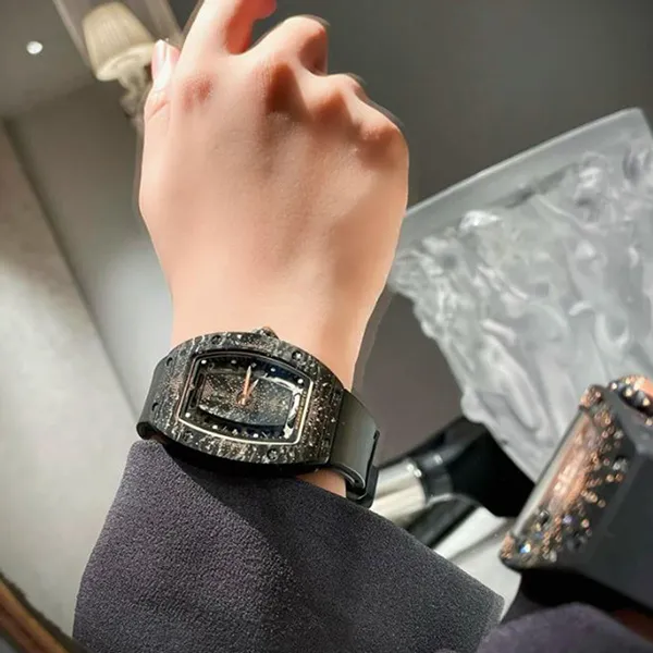 Đồng Hồ Nữ Richard Mille RM07-01 Dark Night Carbon TPT Màu Đen - 1