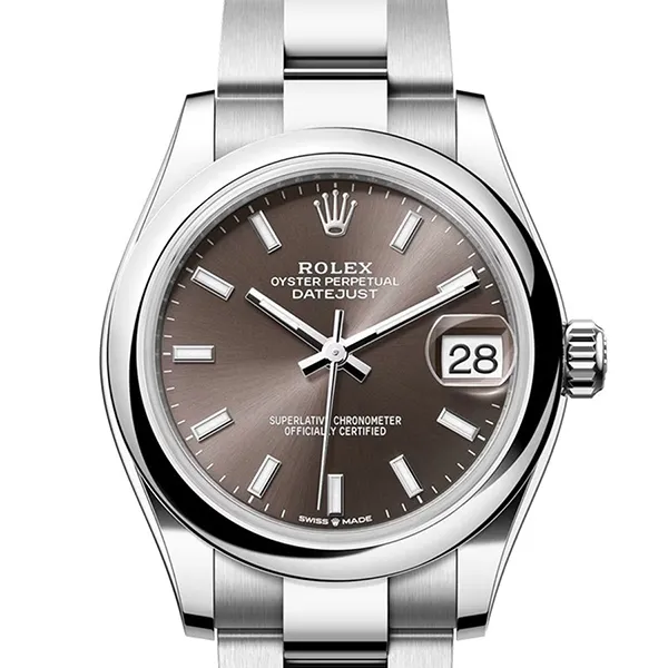 Đồng Hồ Nữ Rolex Datejust 31m 278240 Màu Bạc Mặt Nâu