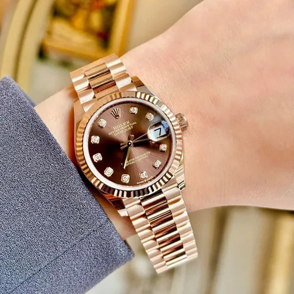 Đồng Hồ Nữ Rolex Datejust 31mm 278275-0010 Màu Nâu Chocolate - Đồng hồ - Vua Hàng Hiệu