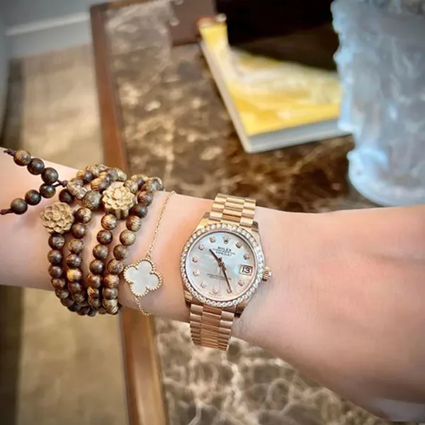 Đồng Hồ Nữ Rolex Datejust 31mm 278285RBR-0005 MOP Rose Gold Màu Vàng Hồng