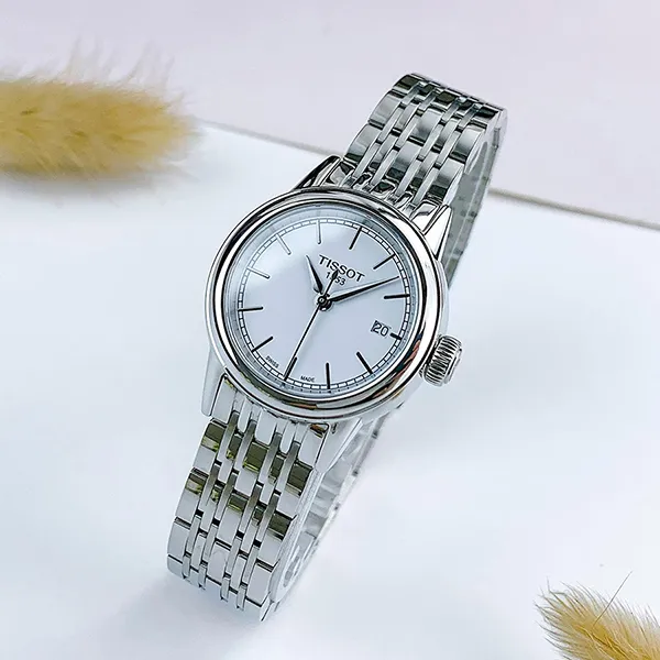 Đồng Hồ Nữ Tissot Carson Lady T085.210.11.011.00 Màu Bạc Trắng