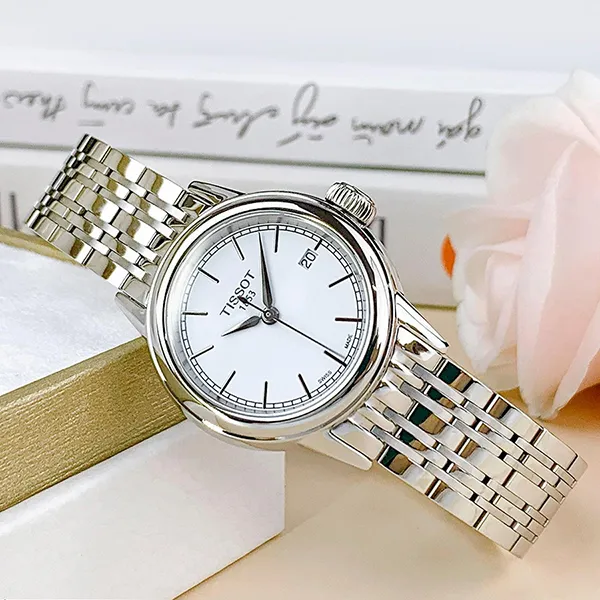Đồng Hồ Nữ Tissot Carson Lady T085.210.11.011.00 Màu Bạc Trắng