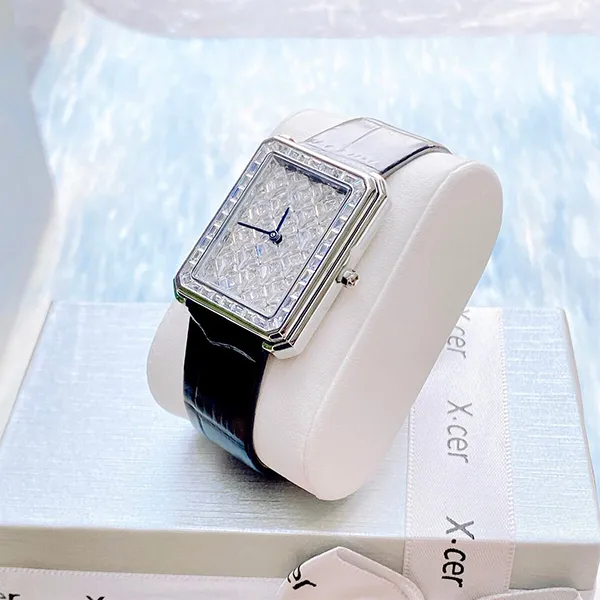 Đồng Hồ Nữ X-Cer Quartz Black Silver B0642 Màu Đen Bạc