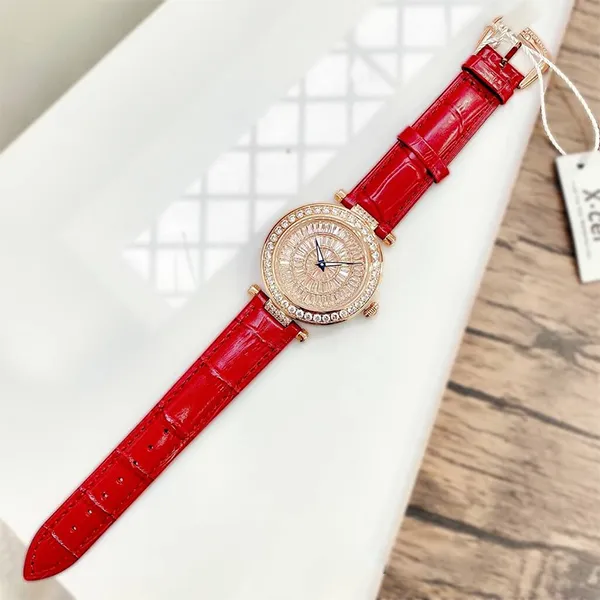 Đồng Hồ Nữ X-Cer Quartz Rose Gold B0629 Màu Đỏ Vàng Hồng - Đồng hồ - Vua Hàng Hiệu