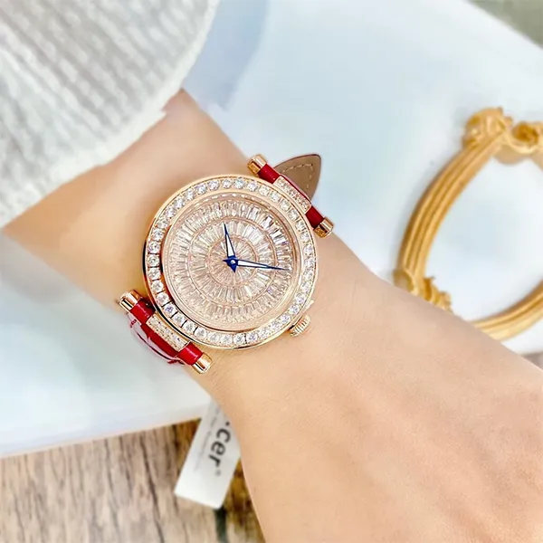 Đồng Hồ Nữ X-Cer Quartz Rose Gold B0629 Màu Đỏ Vàng Hồng - Đồng hồ - Vua Hàng Hiệu