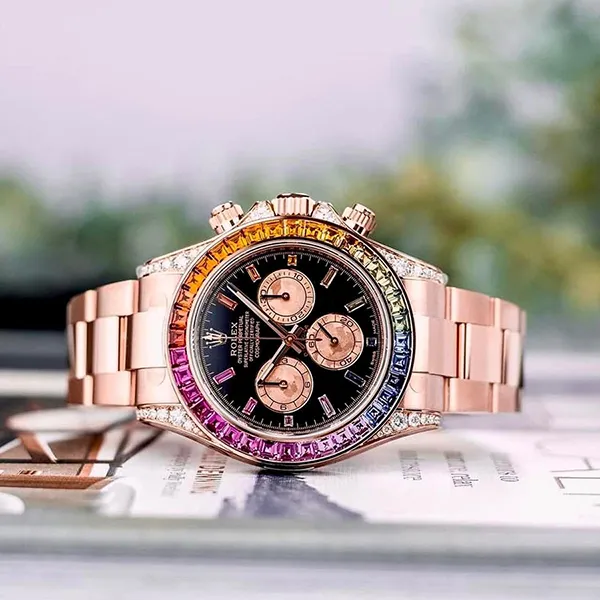 Đồng Hồ Rolex Daytona 116598RBOW Màu Vàng Hồng - Đồng hồ - Vua Hàng Hiệu