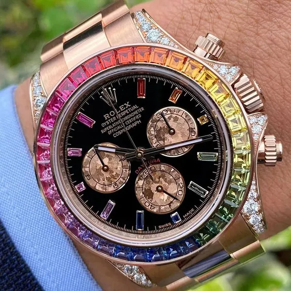 Đồng Hồ Rolex Daytona 116598RBOW Màu Vàng Hồng - Đồng hồ - Vua Hàng Hiệu