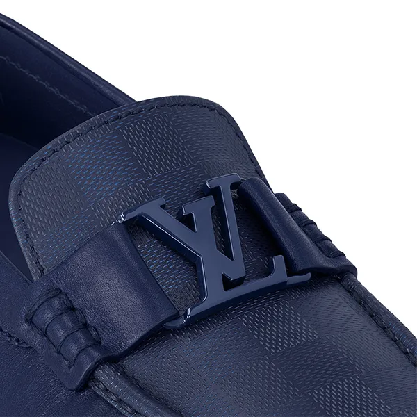 Giày Lười Nam Louis Vuitton LV Monte Carlo Mocassin 1ACE4D Màu Xanh Đậm Size 40.5 - Giày - Vua Hàng Hiệu