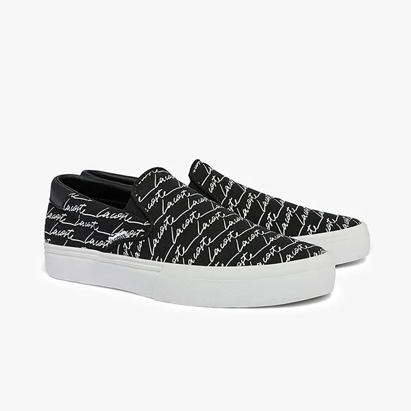 Giày Slip On Lacoste Jump Serve Slip On Sneaker 0121 Màu Đen Size 8 - Giày - Vua Hàng Hiệu