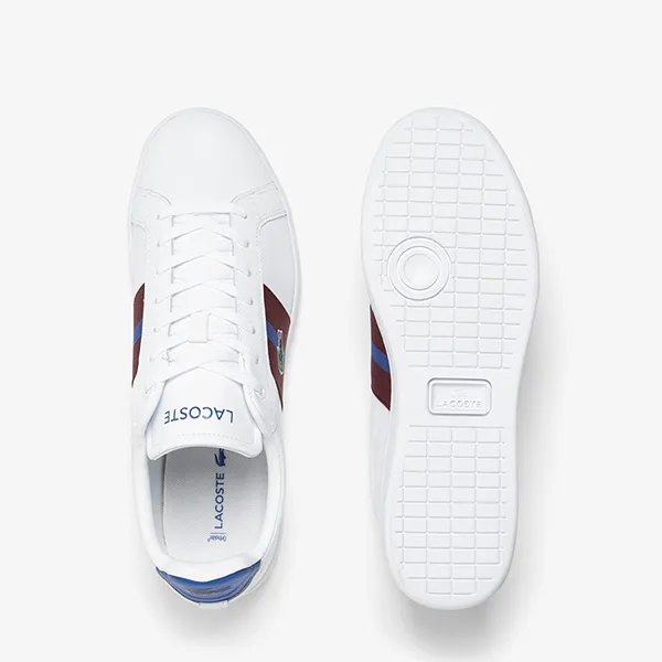 Giày Sneaker Nam Lacoste Carnaby Pro Cgr Bar Leather 47SMA0047 Màu Trắng Size 39.5