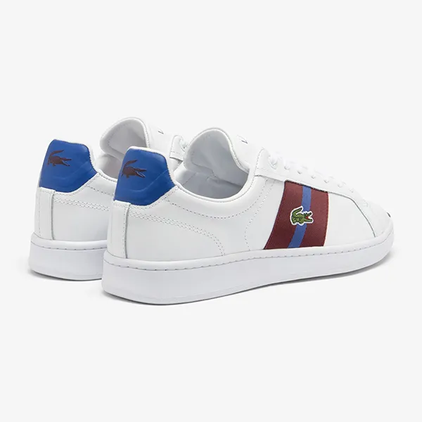 Giày Sneaker Nam Lacoste Carnaby Pro Cgr Bar Leather 47SMA0047 Màu Trắng Size 39.5