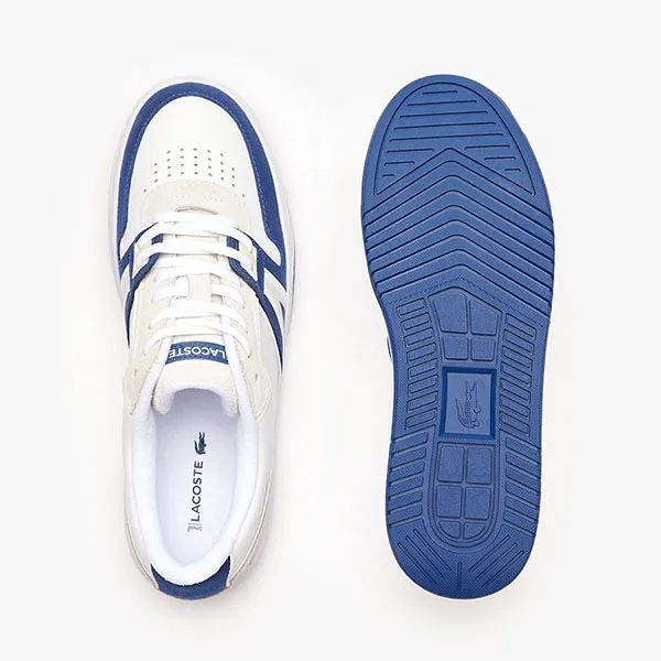 Giày Sneaker Nam Lacoste L001 Contrasted Leather 47SMA0057 042 Màu Trắng Phối Xanh Navy Size 39.5 - 3