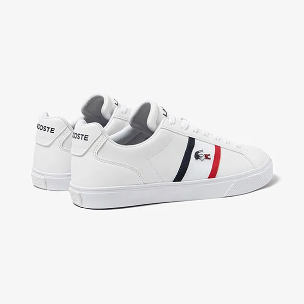 Giày Sneaker Nam Lacoste Lerond Pro Tricolor Màu Trắng Size 40 - 4