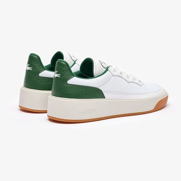 Giày Sneaker Nam Lacoste Men's G80 Club Popped Heel 47SMA0051 Màu Trắng Phối Xanh Lá Size 39.5 - 4