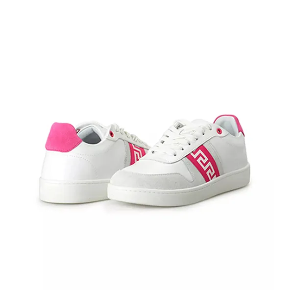 Giày Sneaker Nữ Versace White & Pink Greca Màu Trắng Size 36 - Giày - Vua Hàng Hiệu