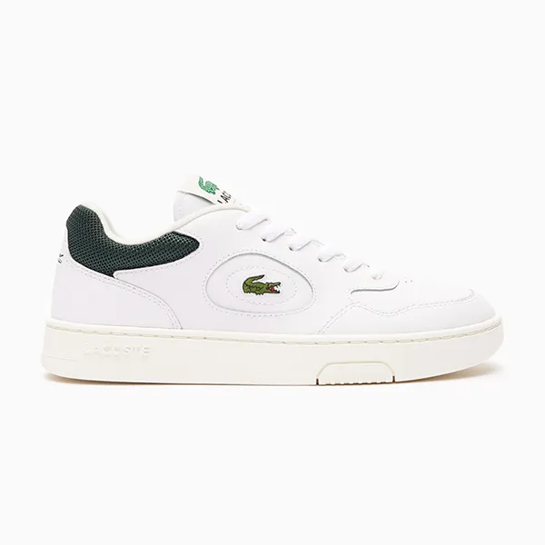 Giày Thể Thao Lacoste Ineset Leather Trainers46SFA0042 1R5 Màu Trắng Size 40 - 3
