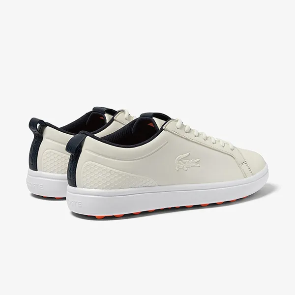 Giày Thể Thao Nam Lacoste Men's G-Elite Golf Shoes 45SMA0012 03A Màu Trắng Kem Size 7 - 5