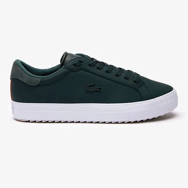 Giày Thể Thao Nam Lacoste Powercourt Winter Leather Outdoor Trainers 46SMA0082 2D2 Màu Xanh Đậm Size 40.5 - 1